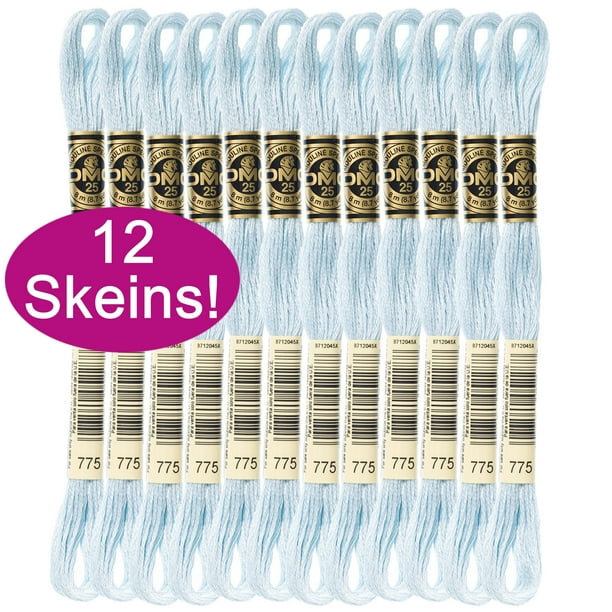 DMC 6-Strand Embroidery Cotton Floss Ultra Very Light Baby Blue